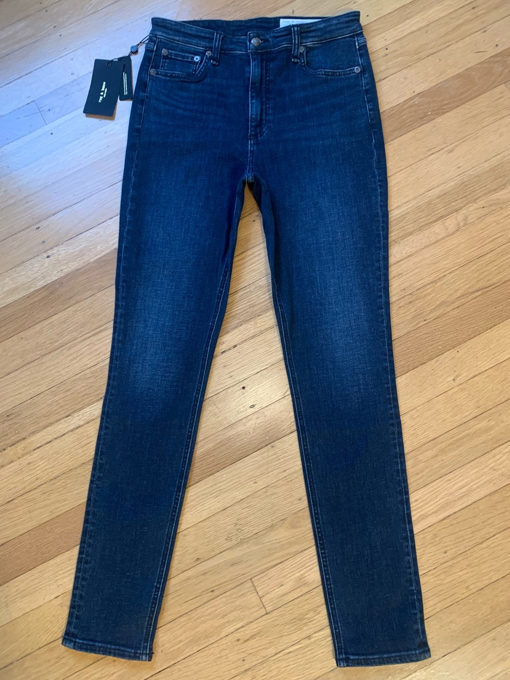 NWT Rag & Bone New York The Nina Hi-Rise Full Length Skinny Jeans Size 28